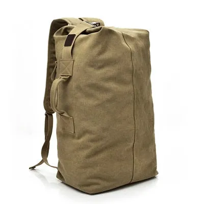 2018 Large Capacity Rucksack Man Travel Bag Mountaineering Backpack Male Luggage Boys Canvas Bucket