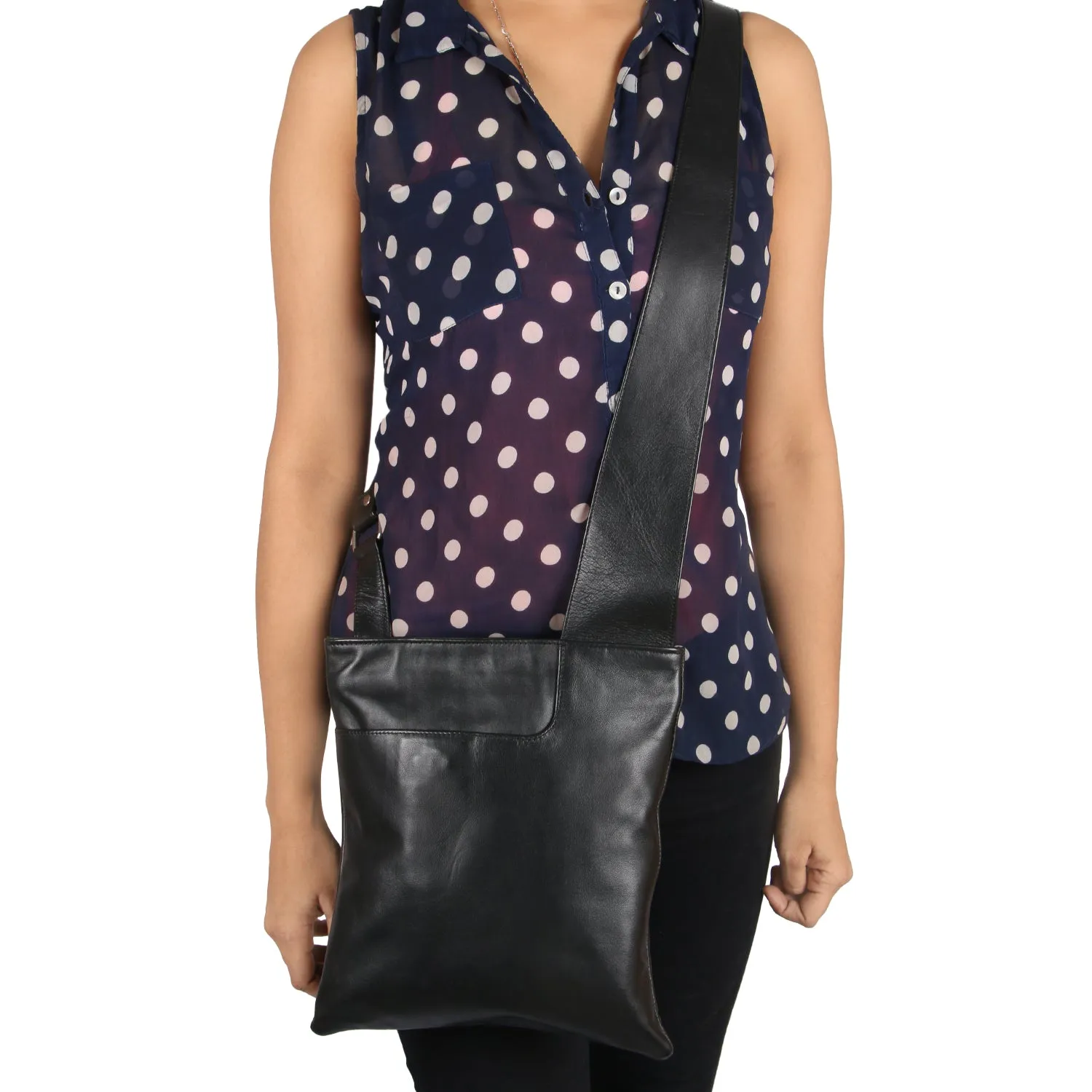ABSOLUTE FLAT CROSS BODY HAND BAG