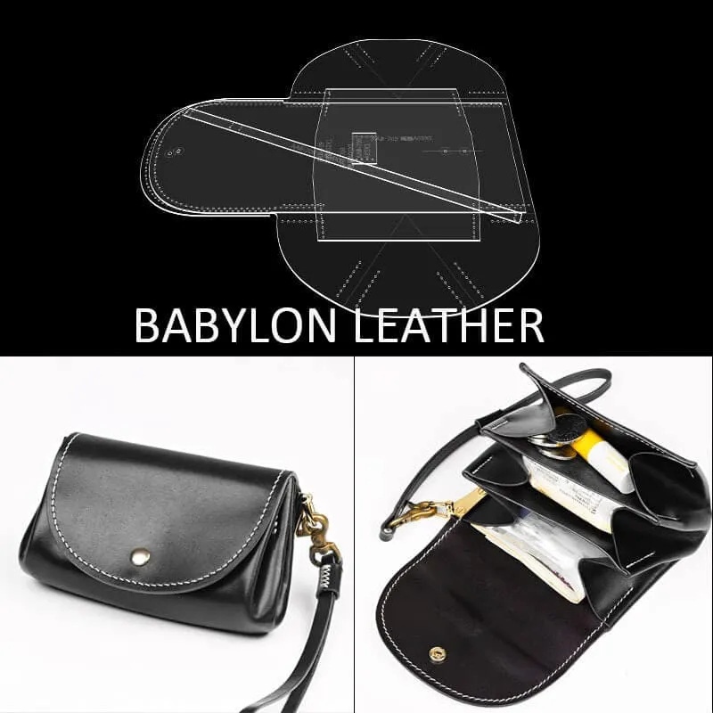 BABYLON™ Multi-Compartment Women's Clutch Leather Pattern AAB-709