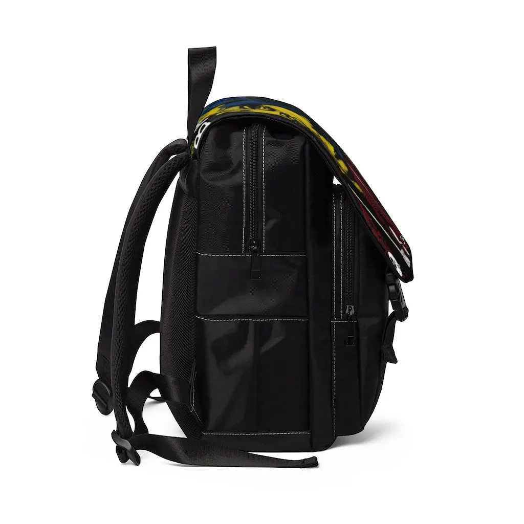 Basquiat Unisex Casual Shoulder Backpack by Insignia
