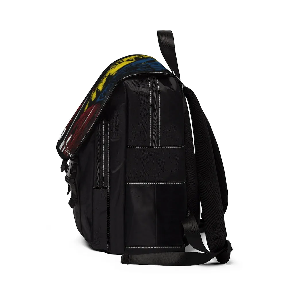 Basquiat Unisex Casual Shoulder Backpack by Insignia