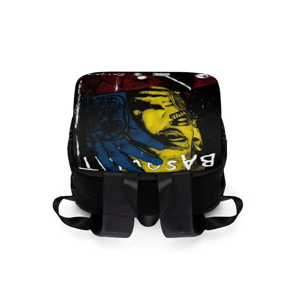 Basquiat Unisex Casual Shoulder Backpack by Insignia