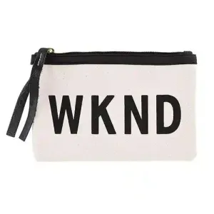 Black Canvas Pouch - WKND