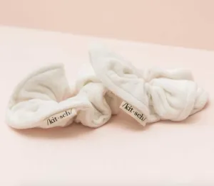 Eco-Friendly Towel Scrunchies (Ivory)