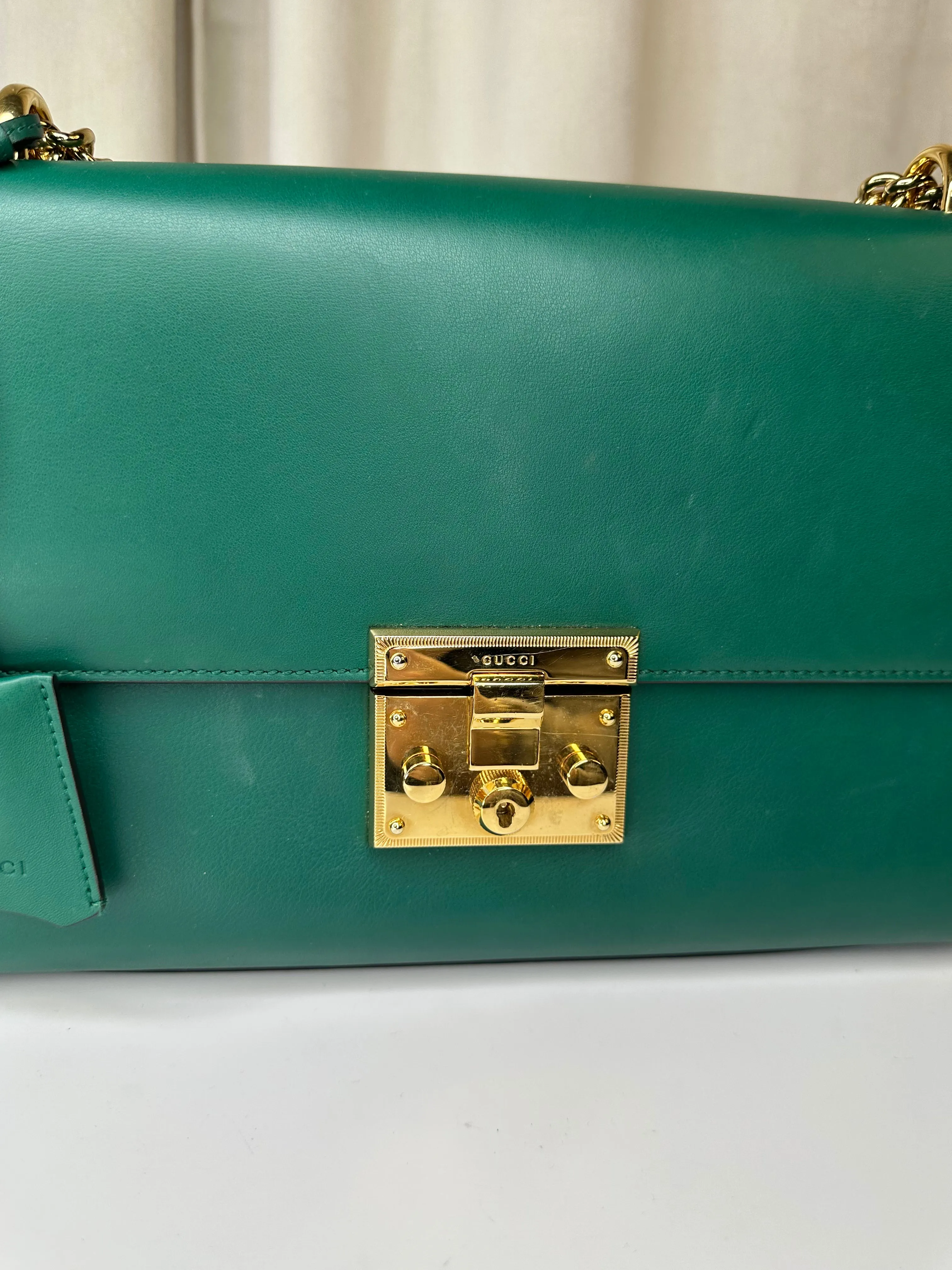 Gucci - Padlock Green leather - Secondhand