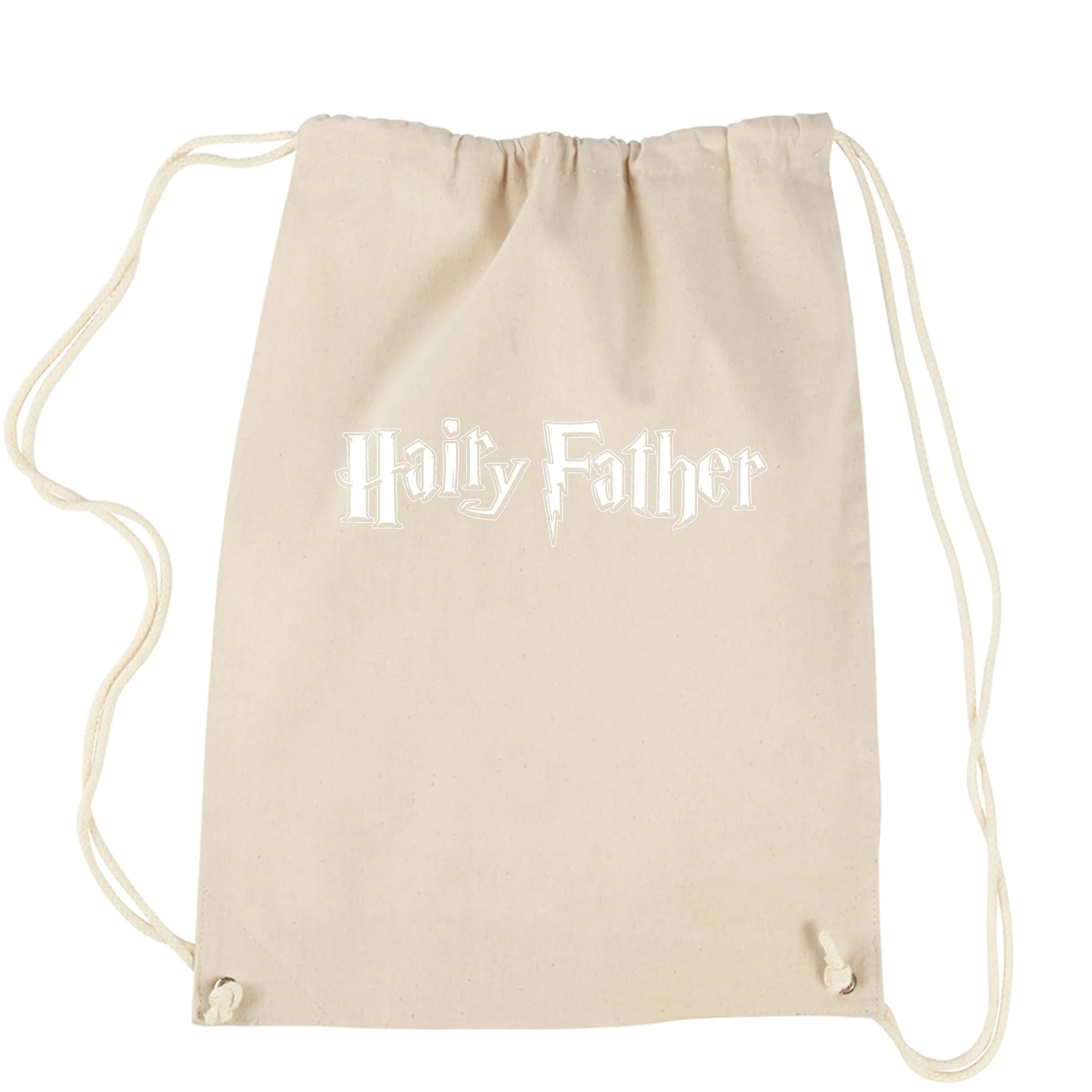 Hairy Father Potter Parody Funny Fathers Day Dad Drawstring Backpack