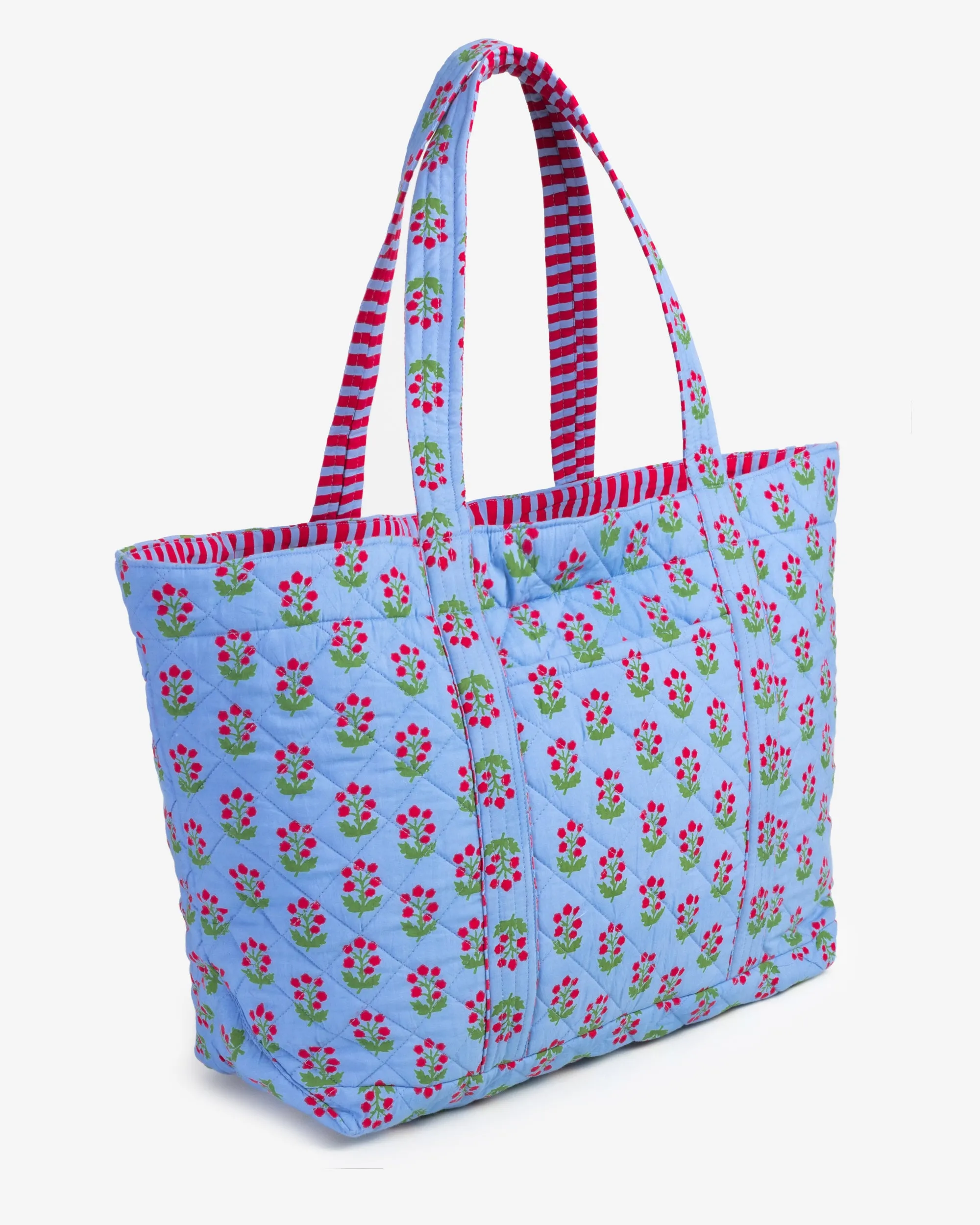 In Bloom - Weekend Bag with Pouch - Denim