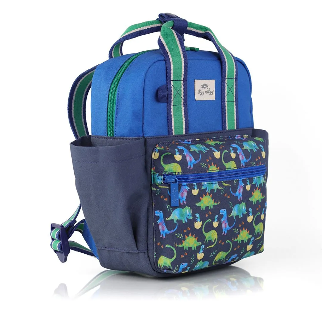 Itzy Bitzy Bag Toddler Backpack | Raining Dinos