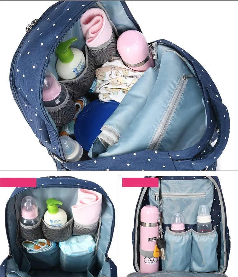 Red 2 in 1 Baby Nappy Changing Backpack 4127