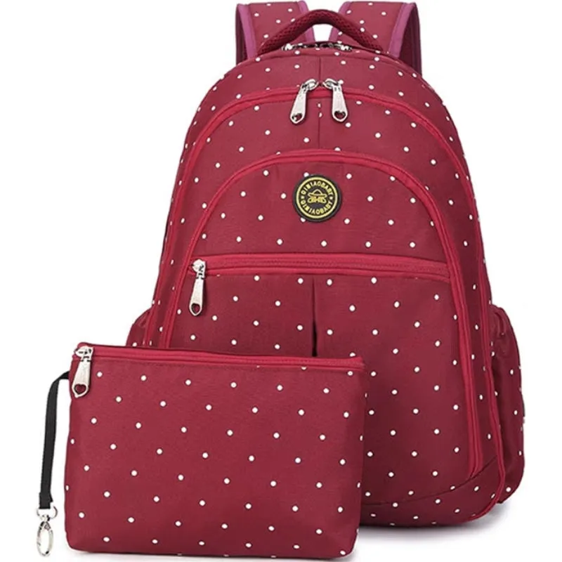 Red 2 in 1 Baby Nappy Changing Backpack 4127