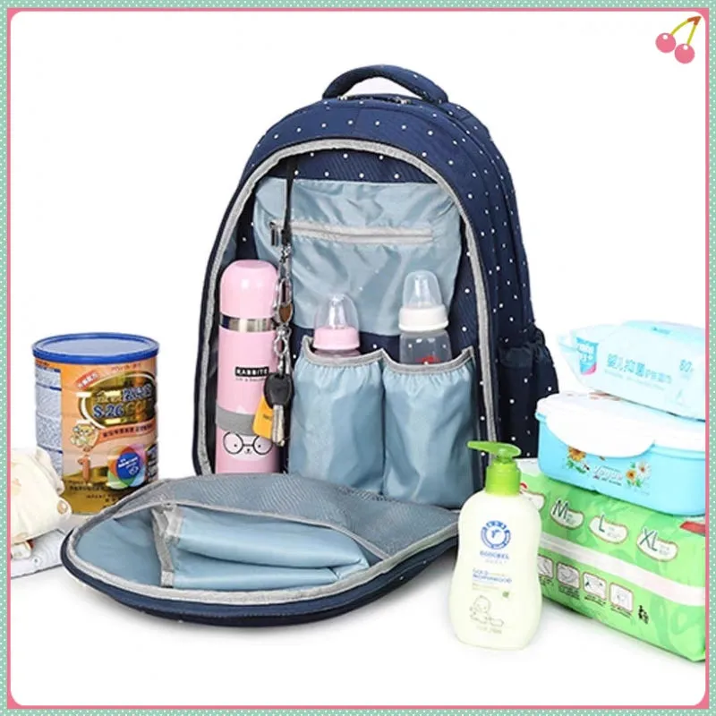 Red 2 in 1 Baby Nappy Changing Backpack 4127