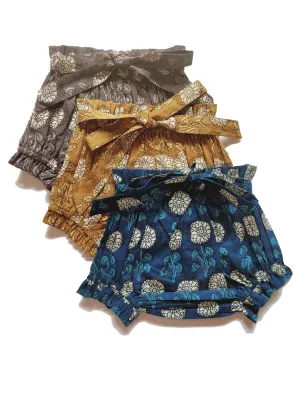Set of 3 Printed Shorts Style Diaper Covers