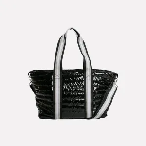 Think Royln - Wingman Black Patent Tote Bag