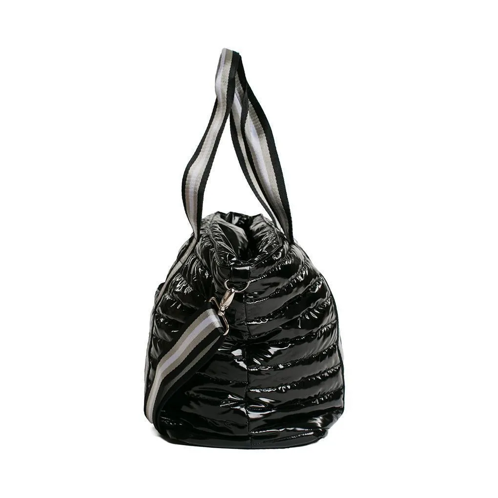 Think Royln - Wingman Black Patent Tote Bag