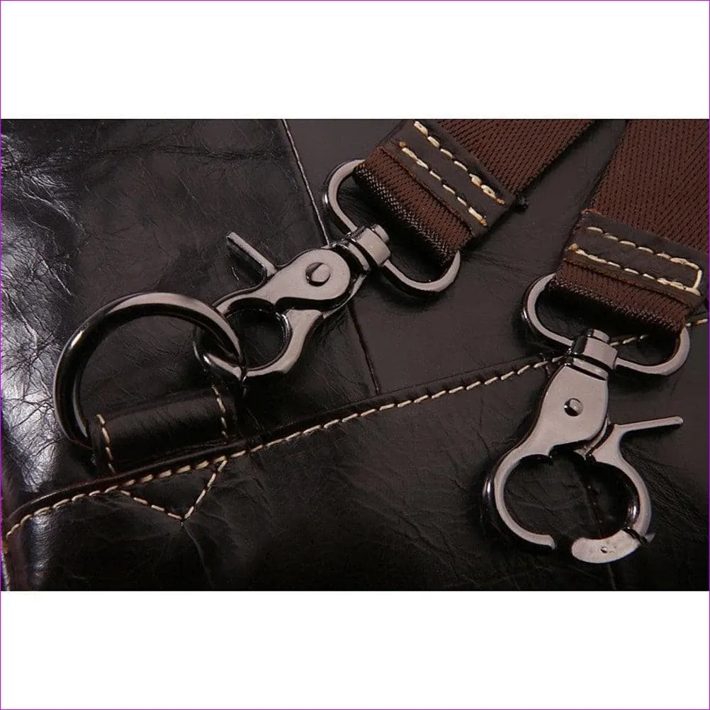 Unisex Embossed Nappa Leather Sling Shoulder Bag Solid Color Black Grey / Dark Brown / Fall & Winter