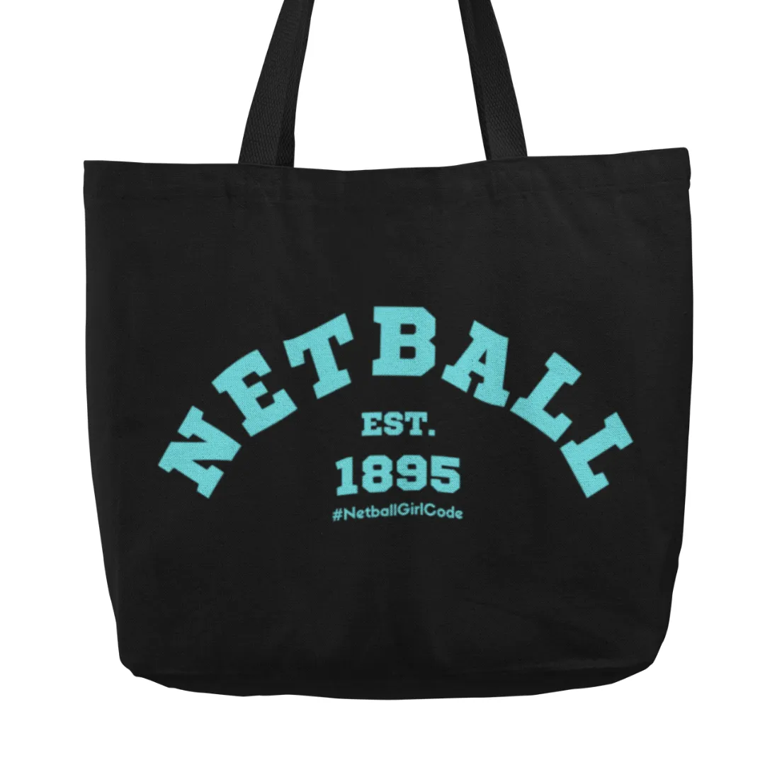 'Varsity Netball' Shopping Tote Bag