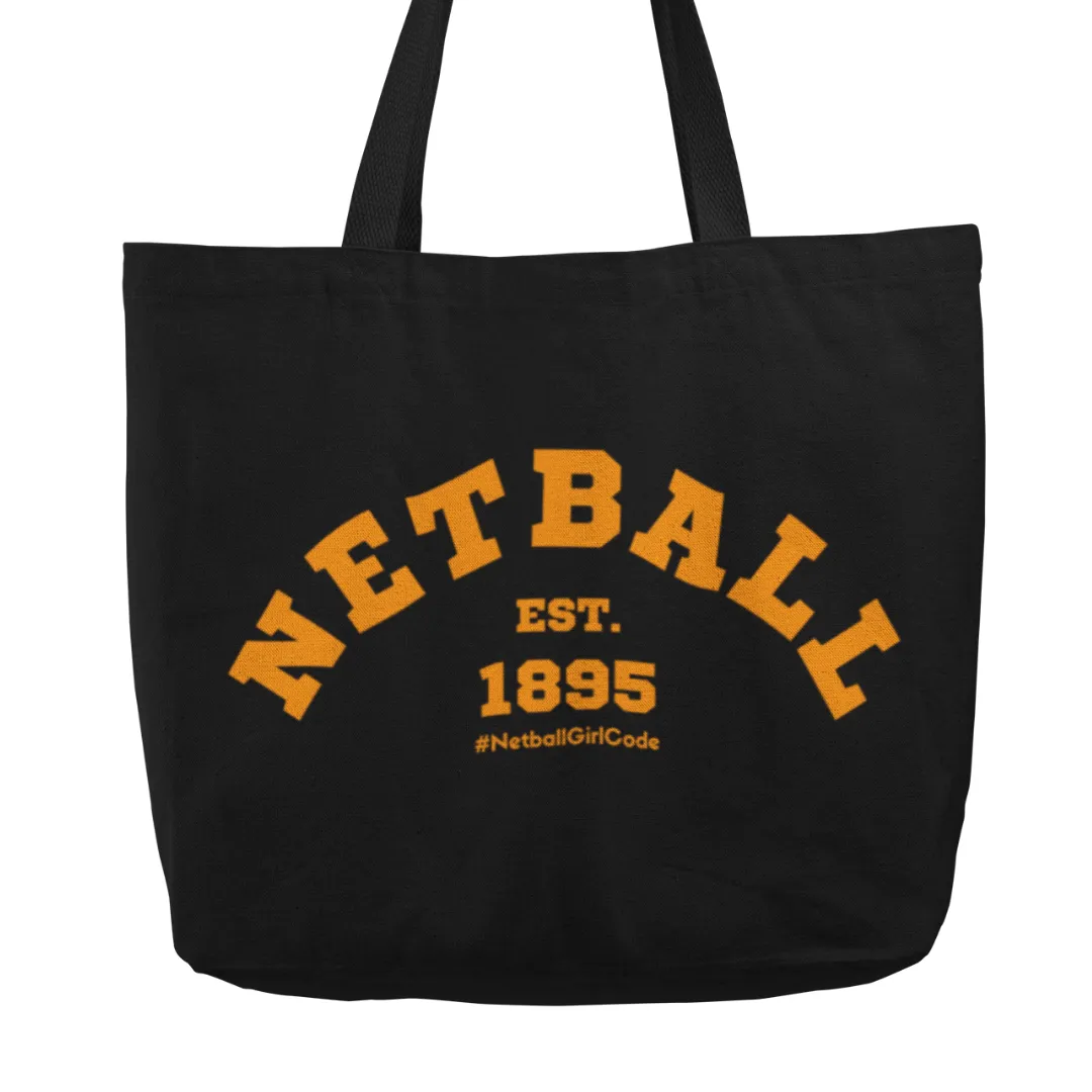 'Varsity Netball' Shopping Tote Bag
