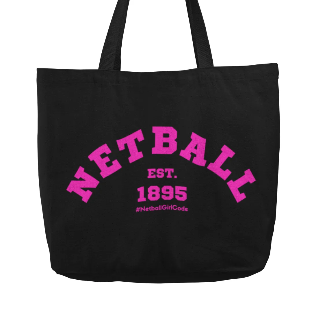 'Varsity Netball' Shopping Tote Bag