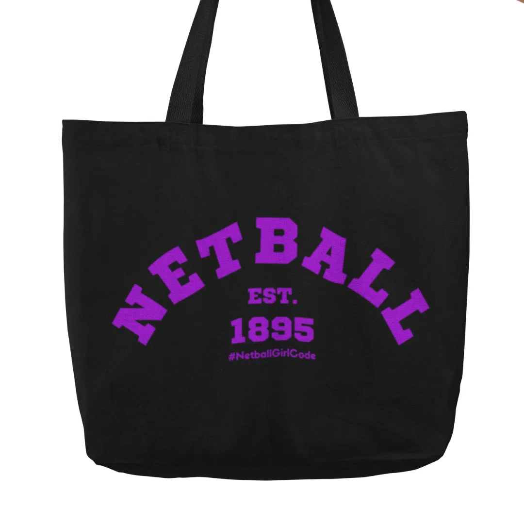 'Varsity Netball' Shopping Tote Bag